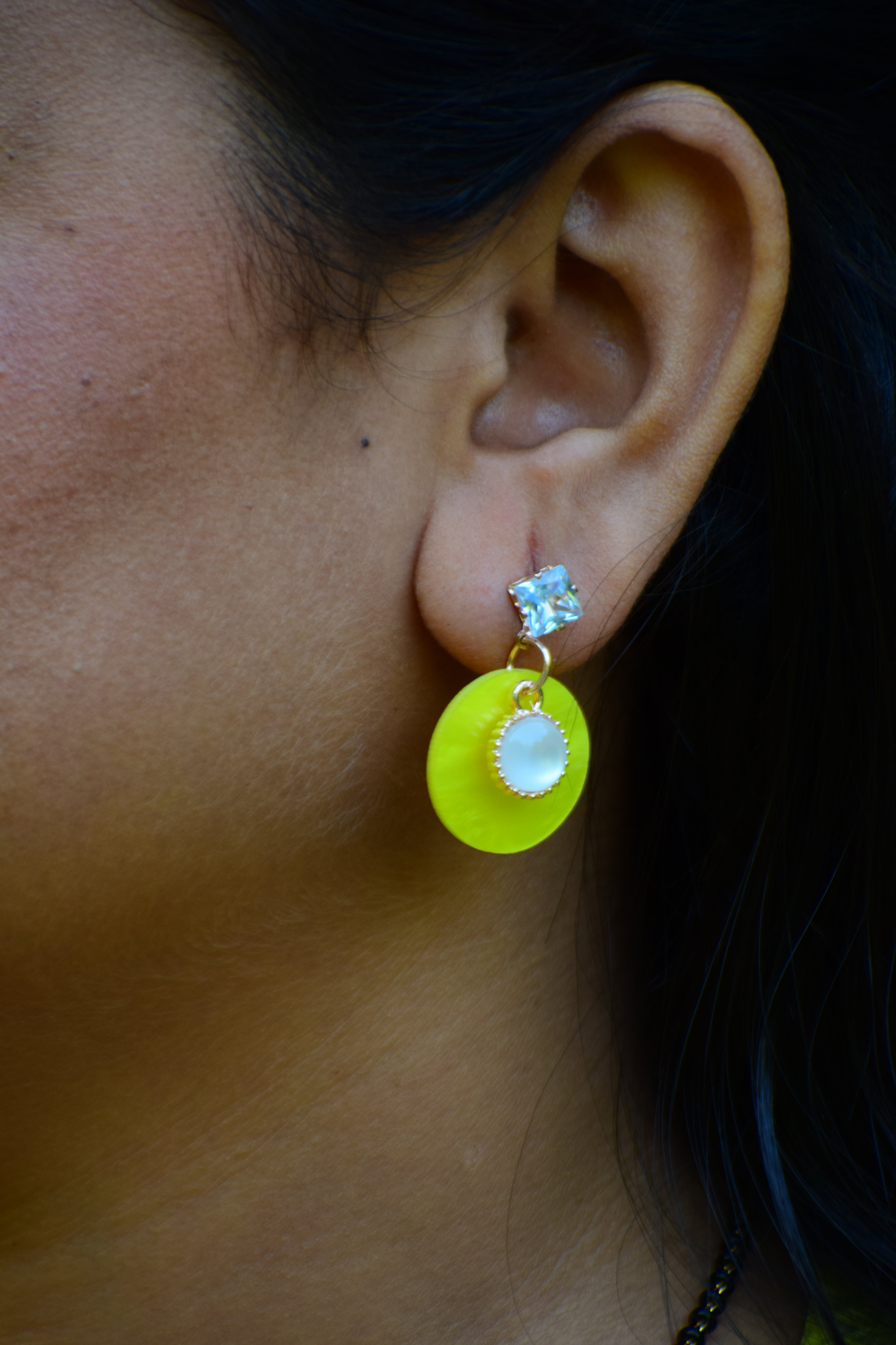 Elegant Pearl & Stud Earring Set – Kalp Fashion