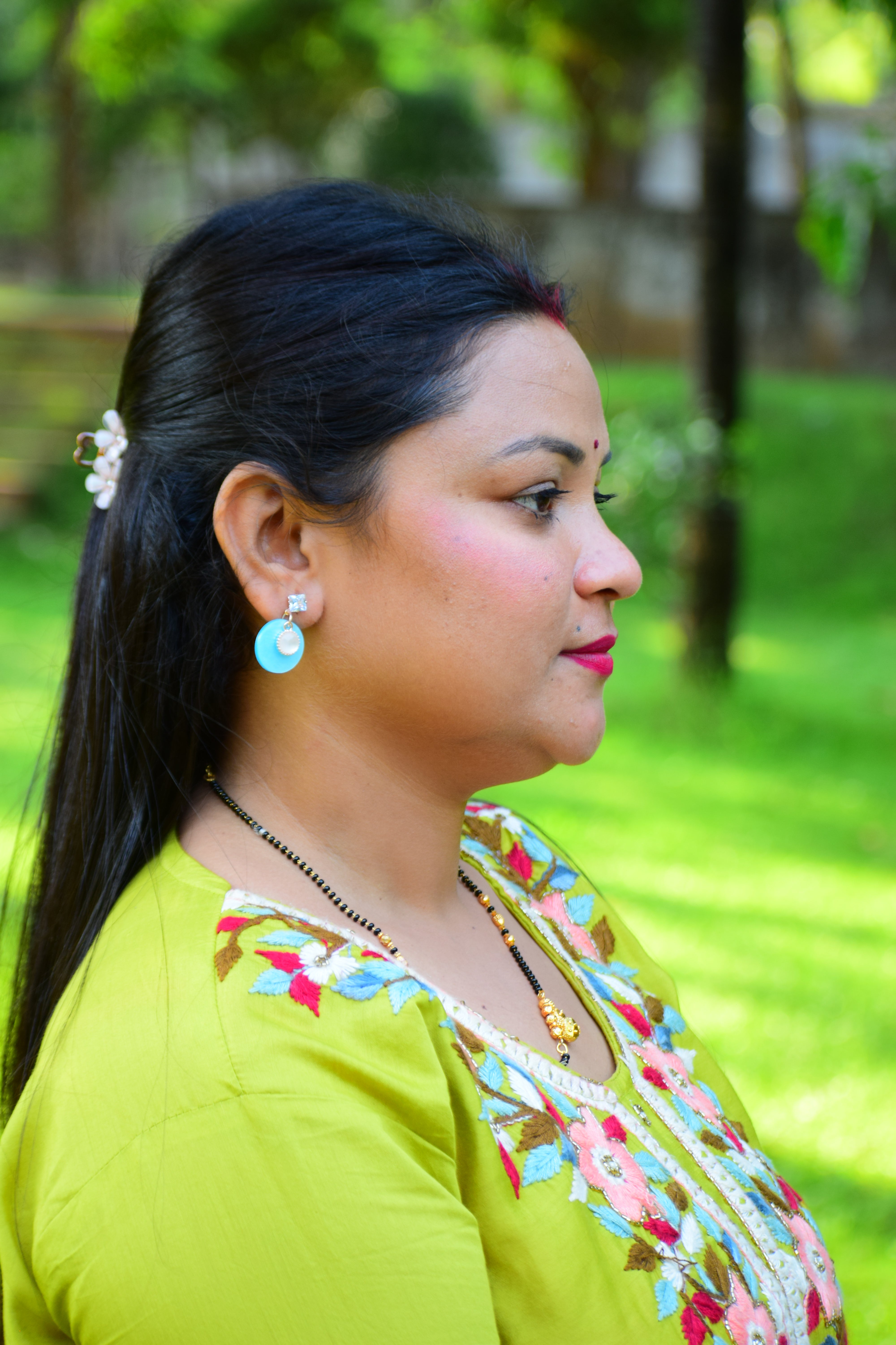 Elegant Pearl & Stud Earring Set – Kalp Fashion