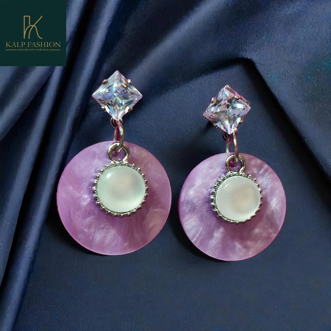 Elegant Pearl & Stud Earring Set – Kalp Fashion